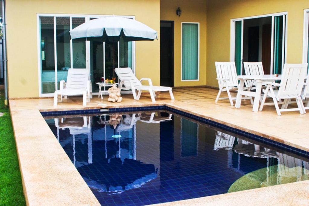 Garden Hills Villa Resort Cha-Am Rum bild